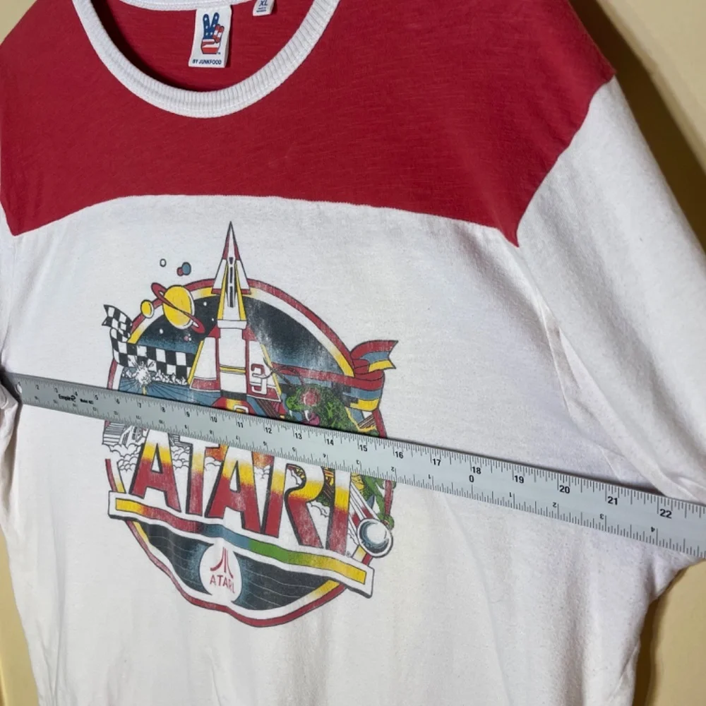Junk Food Clothing Red and White Atari Graphic Tee - Picture 6 of 7